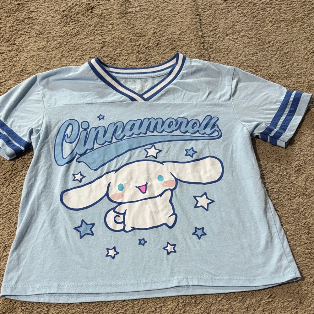Sanrio Hello Kitty & Friends Light Blue Graphic Tee